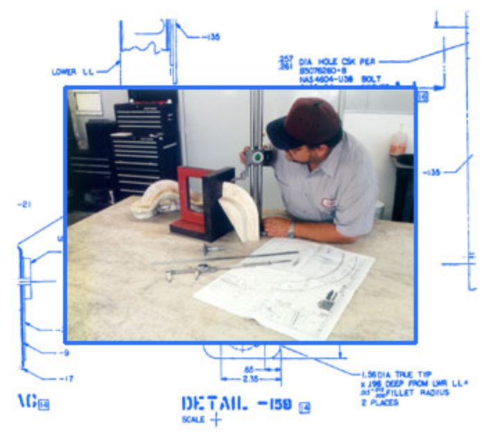 Pattern shop tooling example at Hughes Bros. Aircrafters